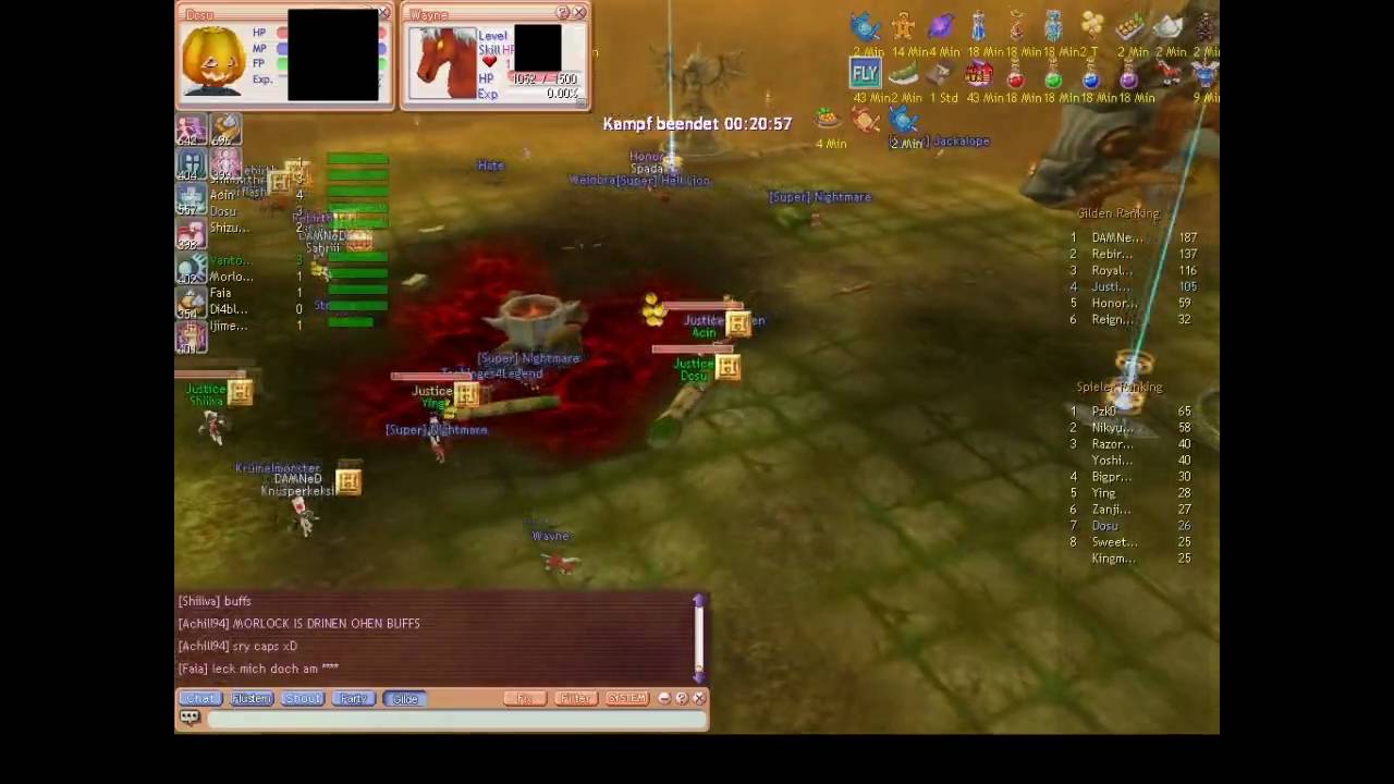 Flyff - Dosu at Guildsiege 09.01.10 Server Luia