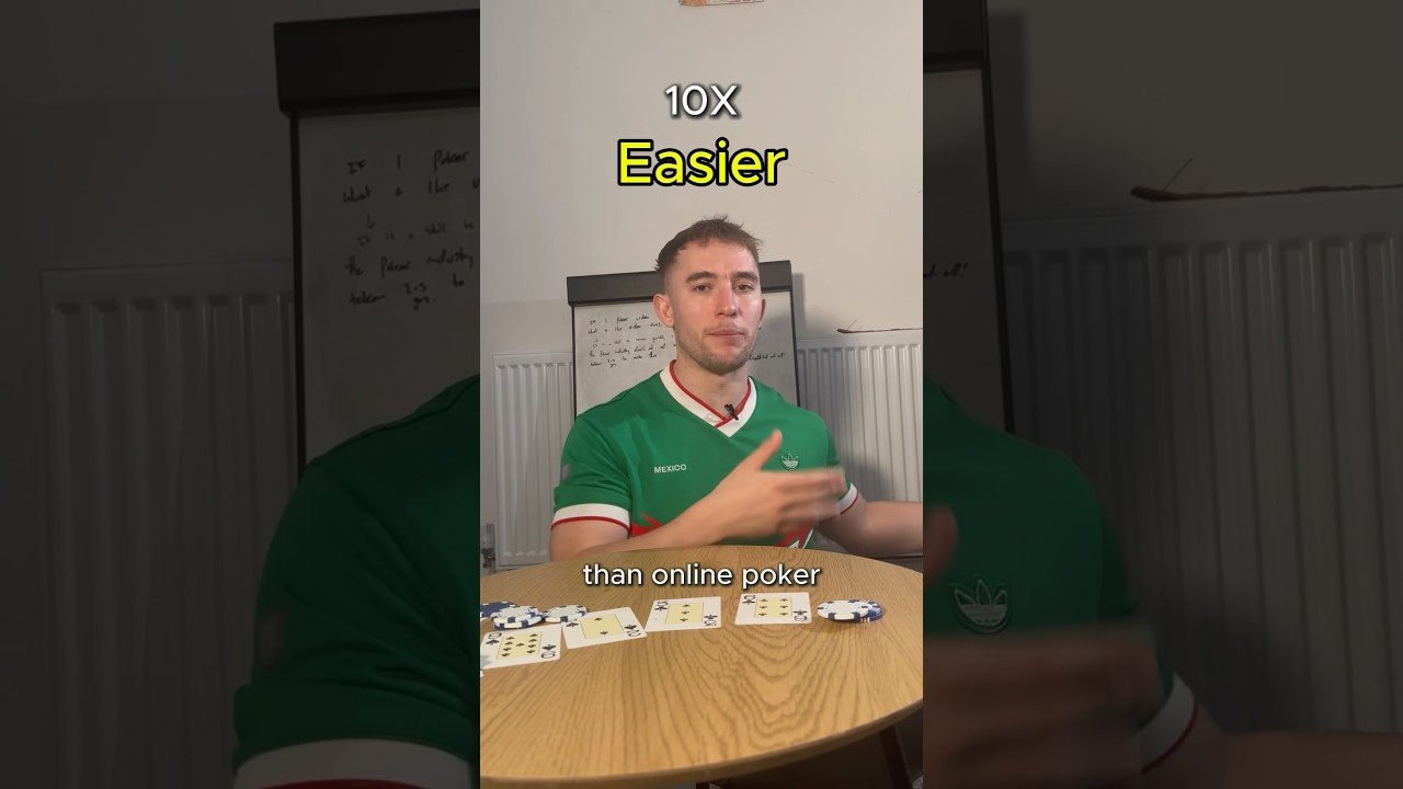 Live vs online poker - what is better? Which makes more profit? #pokercoach #cards