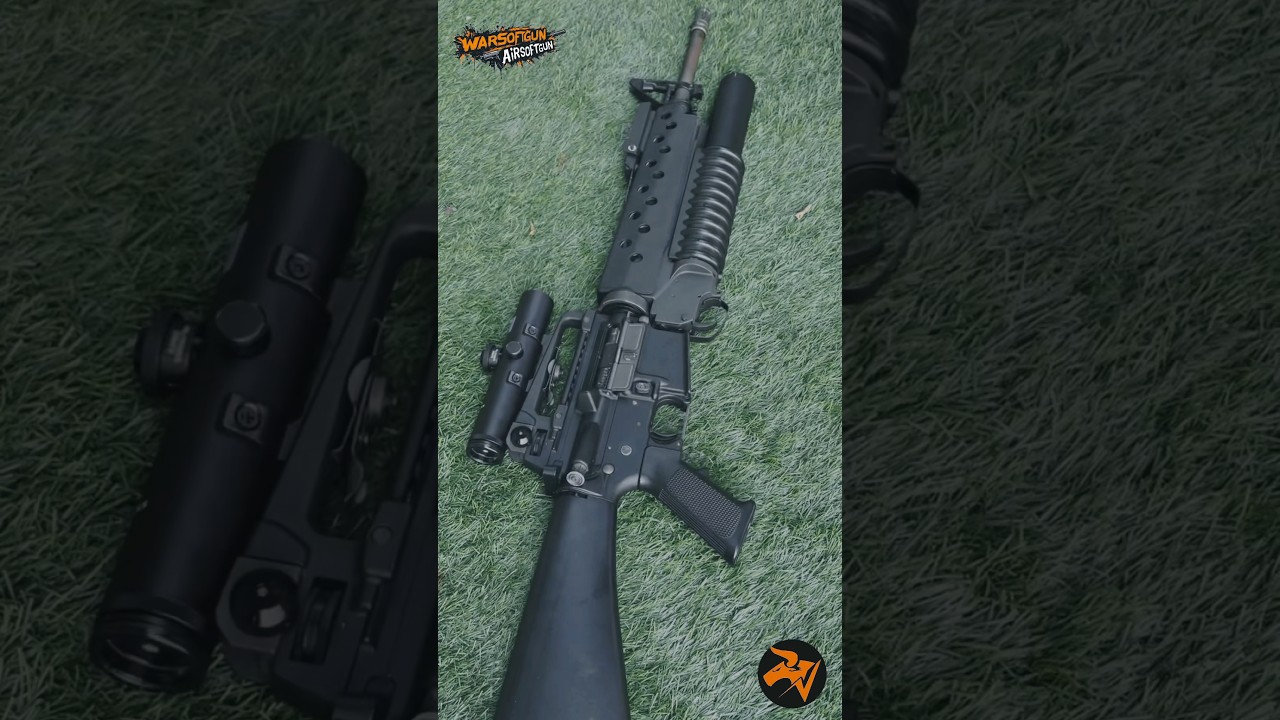 M16A3 M203 | Fly In The Hole #bbgun #nerf #airsoftgbbr