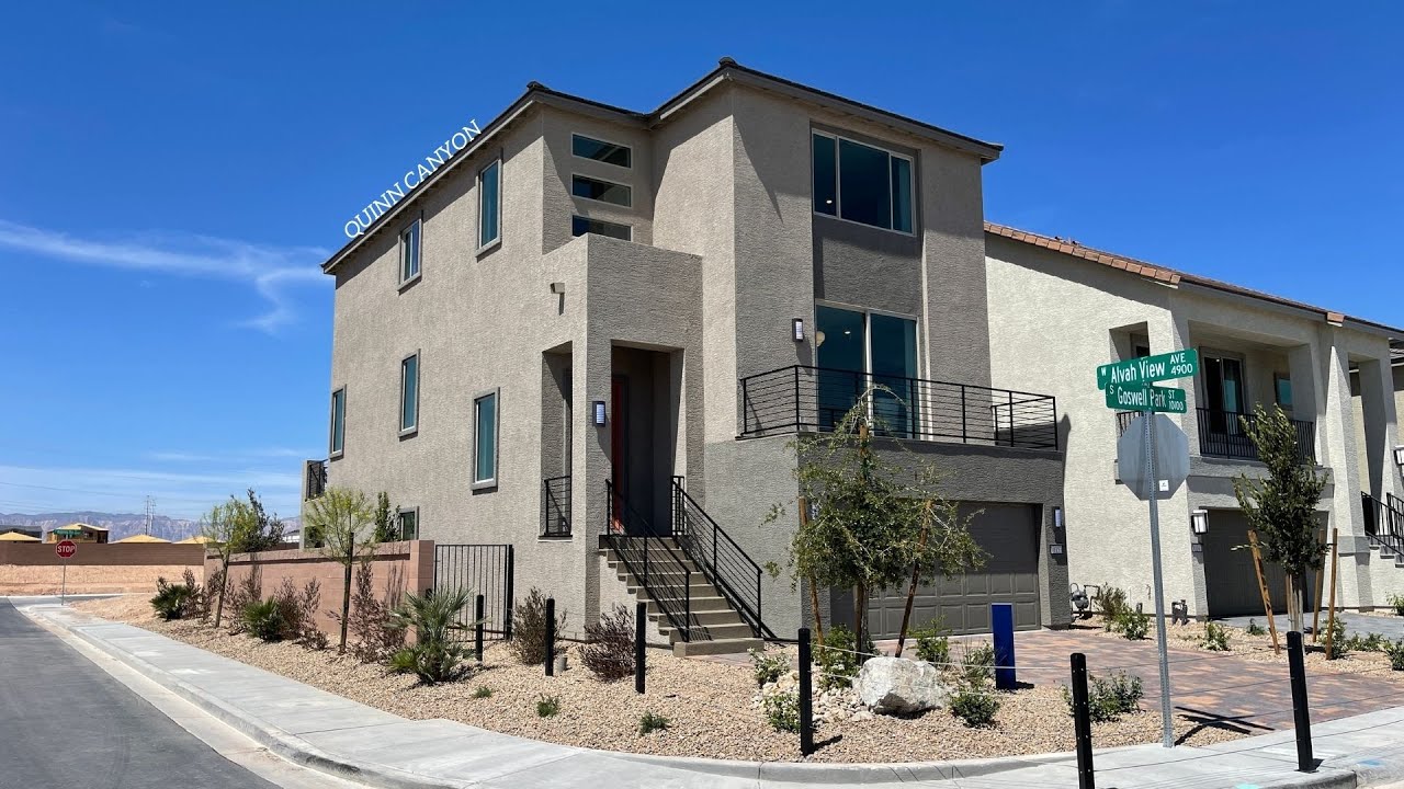 Quinn Canyon by American West, Modern 3 Story, Southwest Las Vegas Homes For Sale $560k+