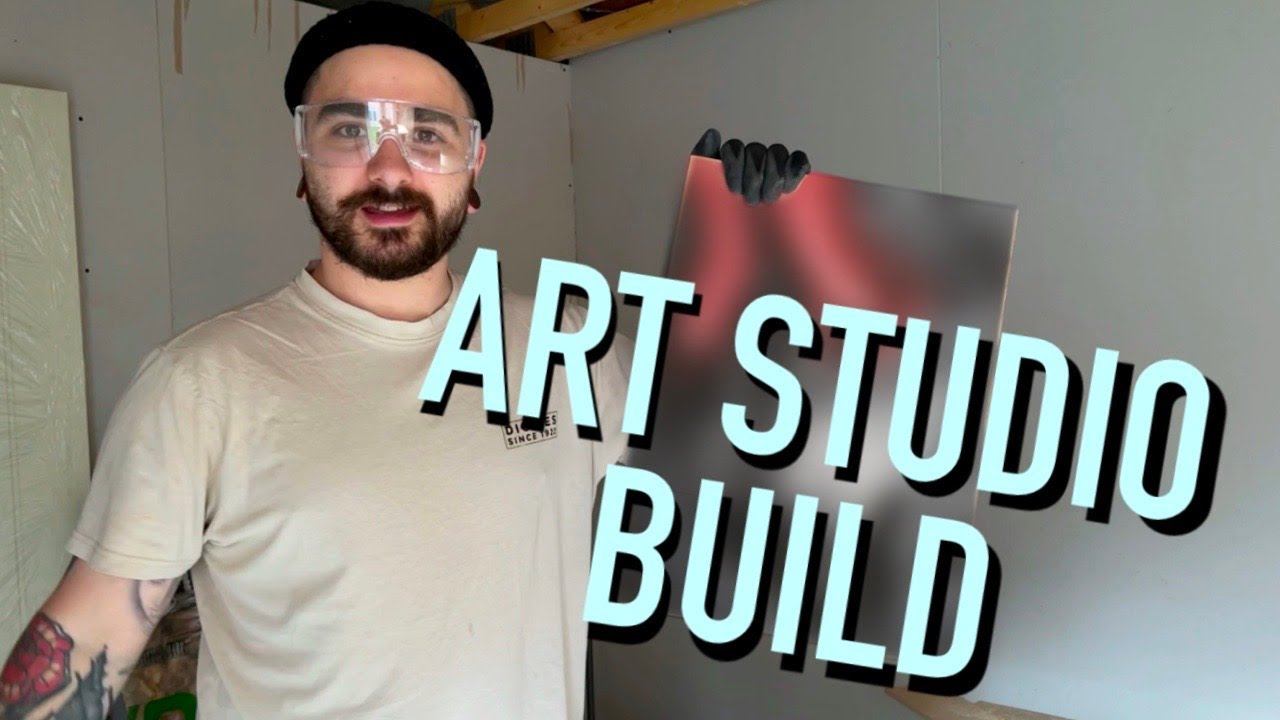 HOW I BUILT MY PAINTING STUDIO GARAGE CONVERSION (With no building experience)