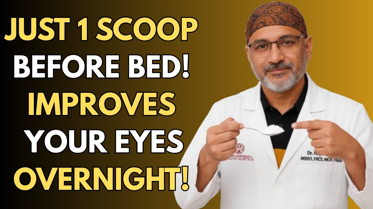 Eat This Before Bed To Improve  Your Eyes & Vision During Sleep Naturally | Dr. shi heng yi