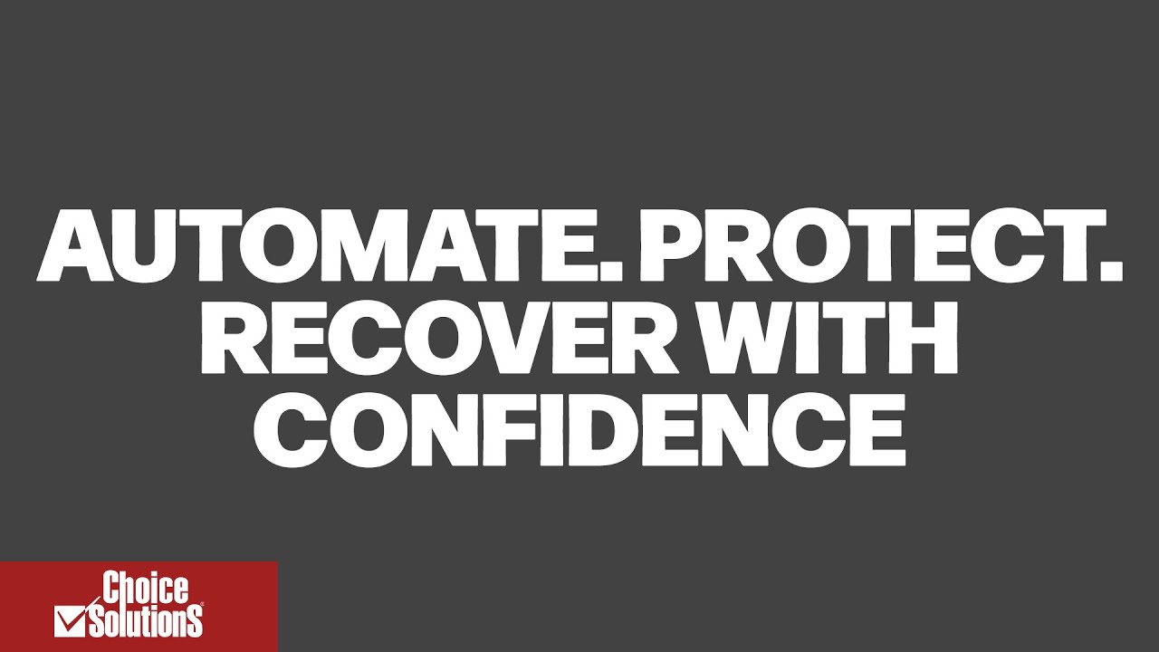 Automation and Backup: Building Confidence in IT Resilience