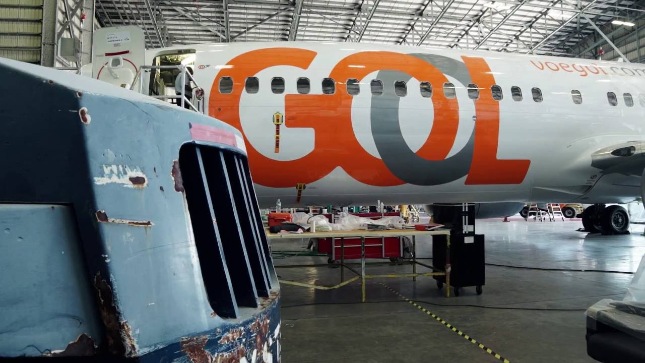 GOL GoGo 2KU Airplane Installation Timelapse