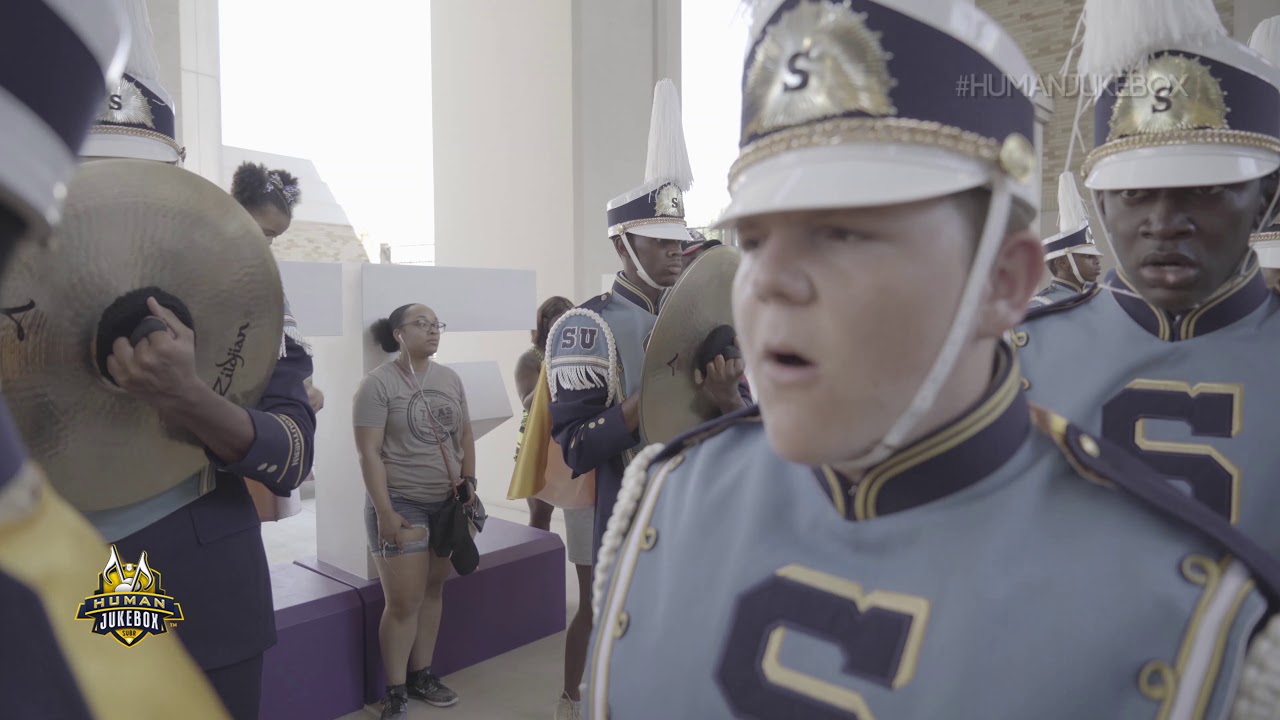 Southern University Human Jukebox Marching In | TCU 2018
