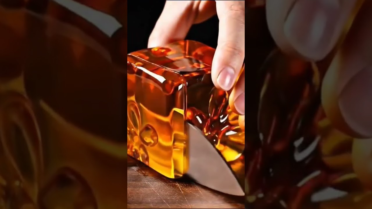 Odly satisfying items cut #asmr #glassfruit #odlysatisfying #soothingvisuals