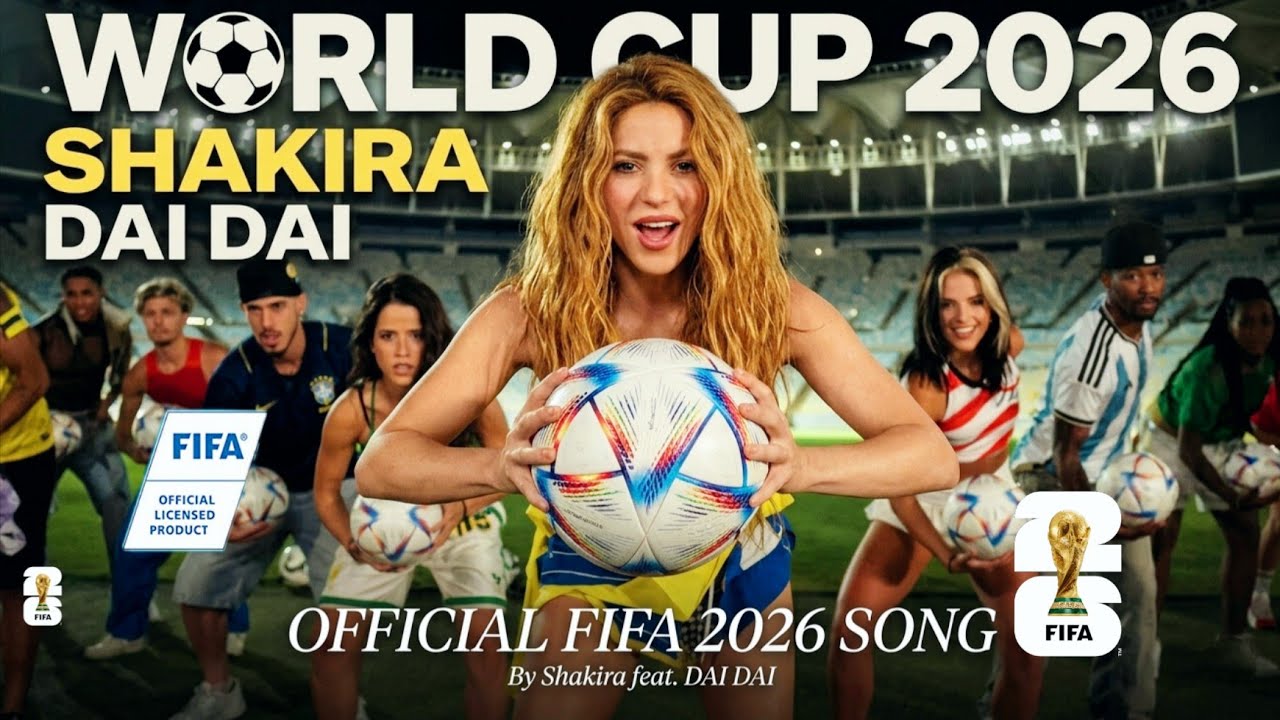 Шакира, Чемпионат мира по футболу FIFA 2026 &mdash; Дай Дай (музыкальное видео)
