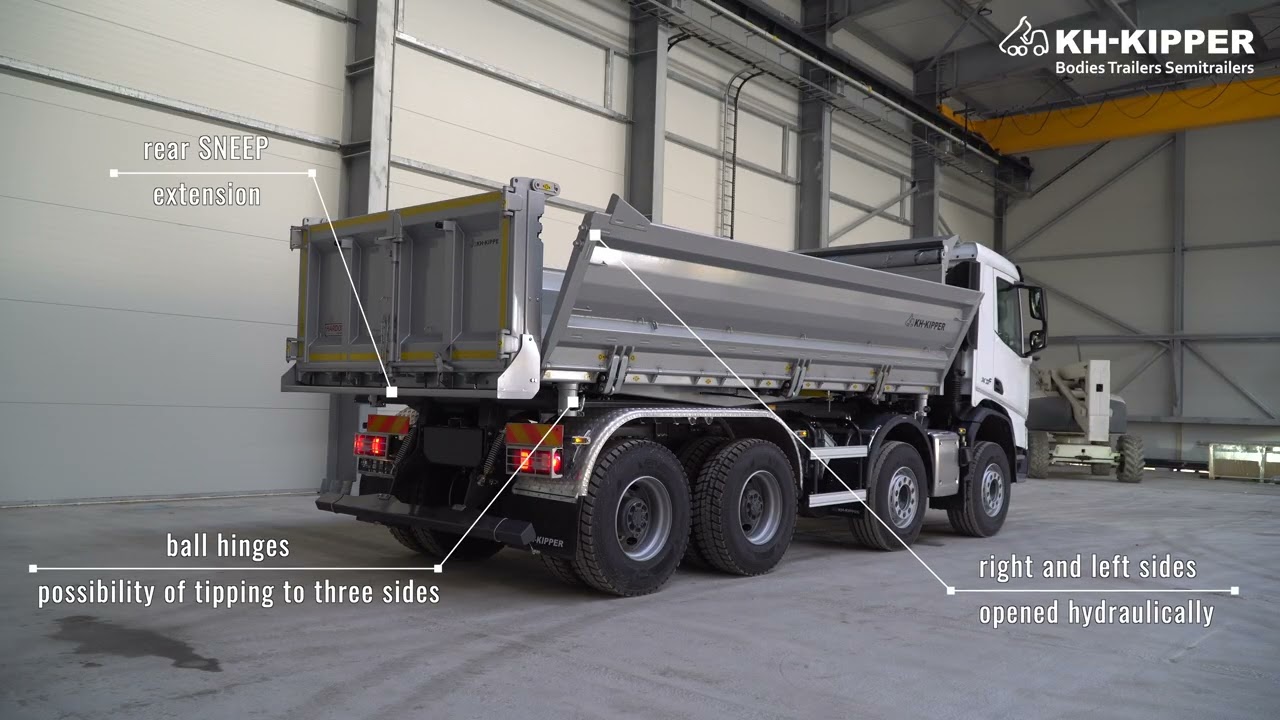 W3H Multi Bull - a versatile three-way tipper body for demanding users