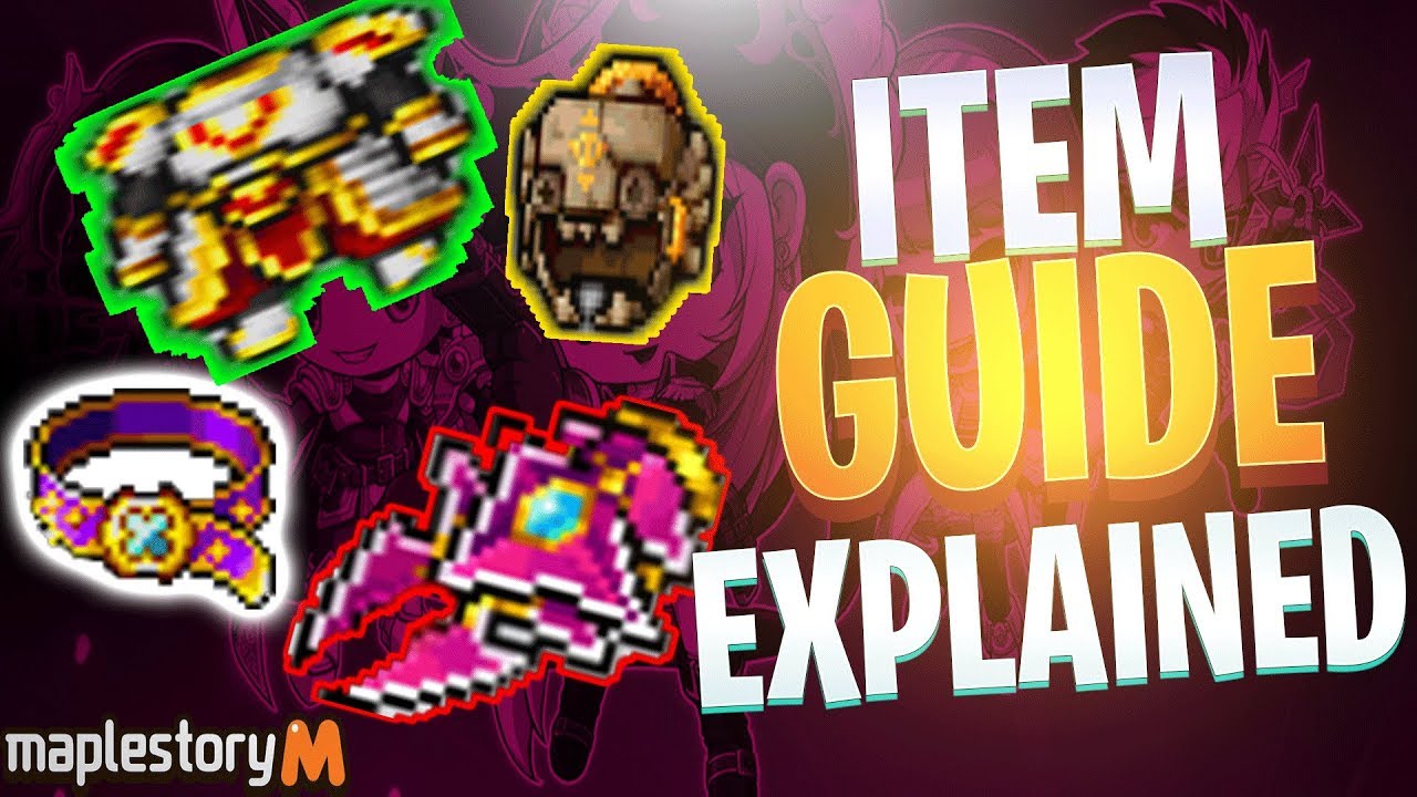 Maplestory M Equipment Guide- Indepth Analysis on Items and Best In Slot Items explained
