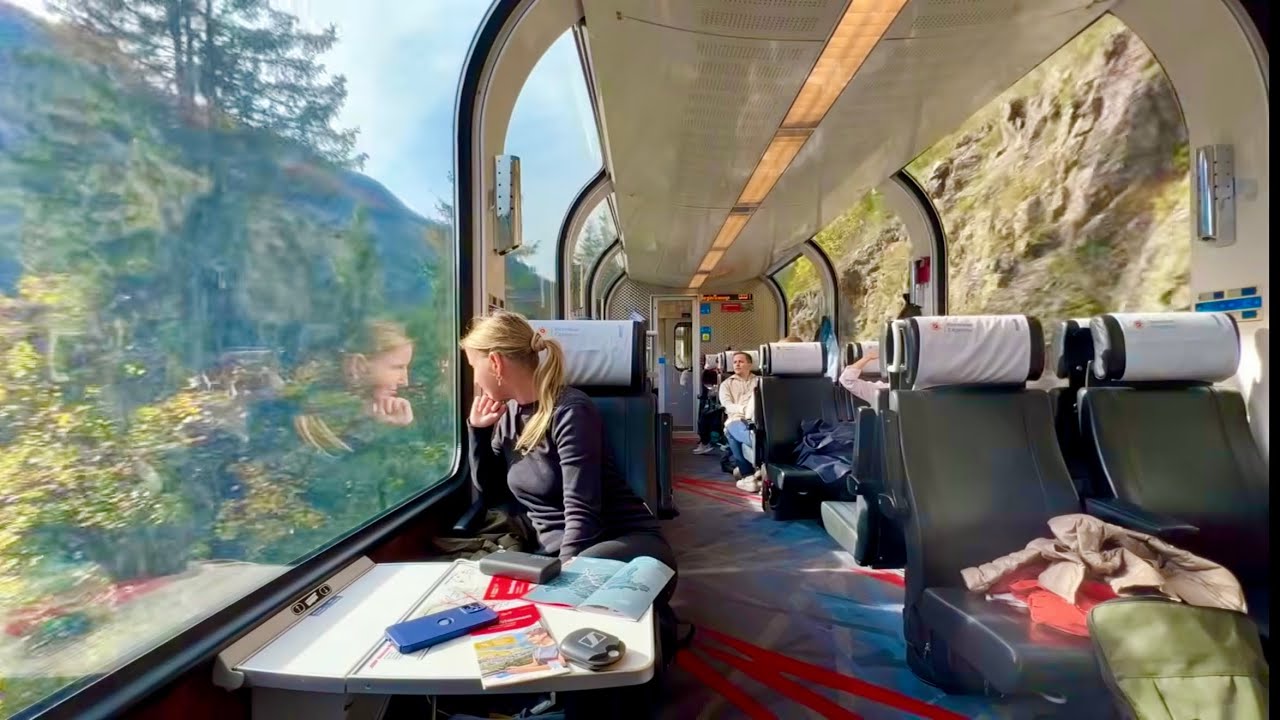 Bernina Express🇨🇭the most scenic train journeys in the world This UNESCO World Heritage railway