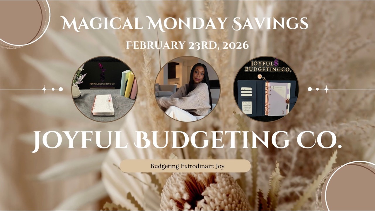 ✨Magical Monday Final Week February💰$1K Savings Challenge + Holiday Budget🎉Finish Strong