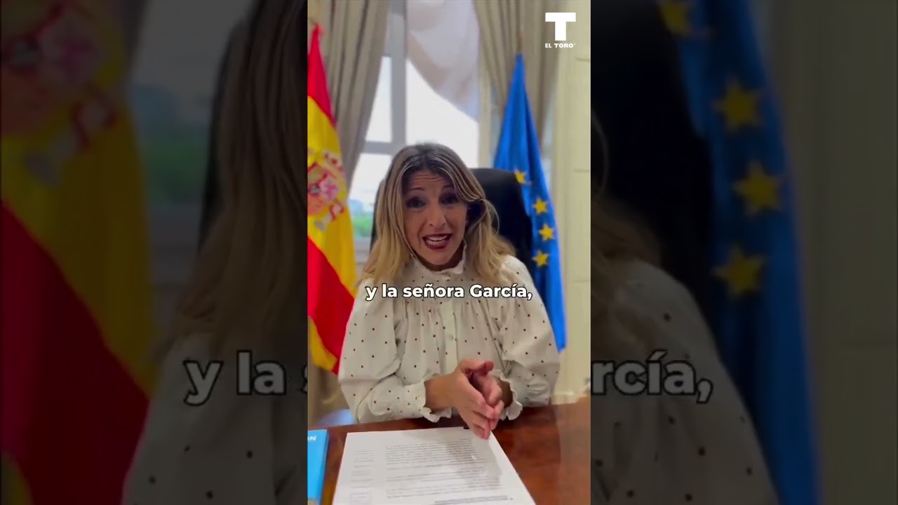 Yolanda D&iacute;az publica un v&iacute;deo reaccionando a su lapsus y critica al PP por 