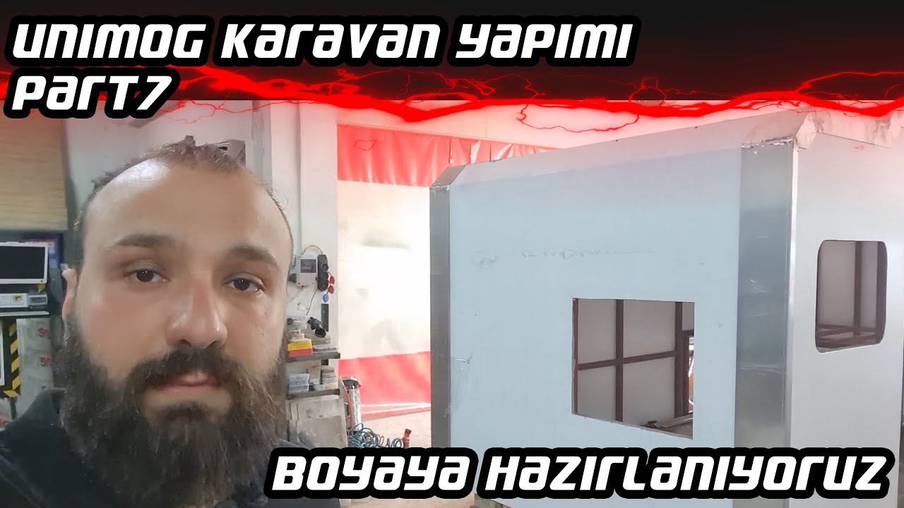 Unimog Karavan Yapımı | Part 7 | Kenar Çerçevelerimiz, Bitti Boyaya Hazırlanıyoruz.