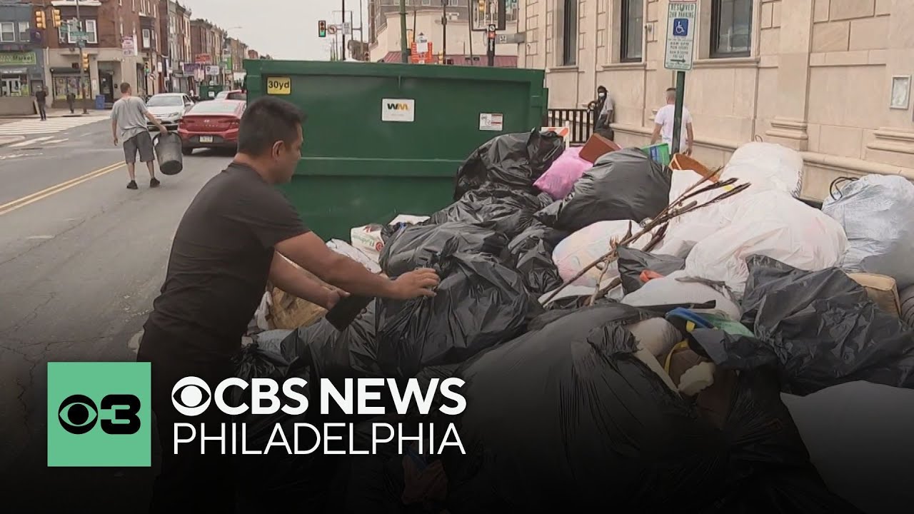 Trash piles grow as Philadelphia's DC 33 workers continue strike