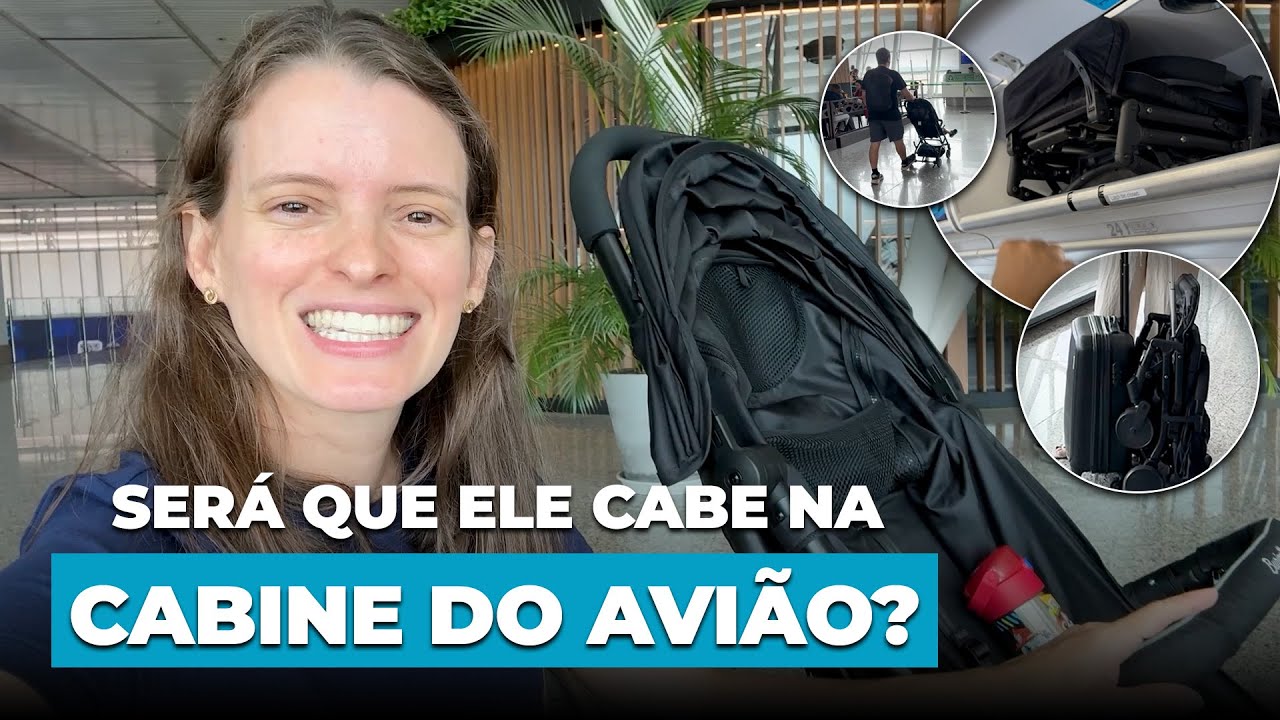 CARRINHO DE BEB&Ecirc; que cabe no avi&atilde;o! Levei o Zap Burigotto e testei na pr&aacute;tica ✈️
