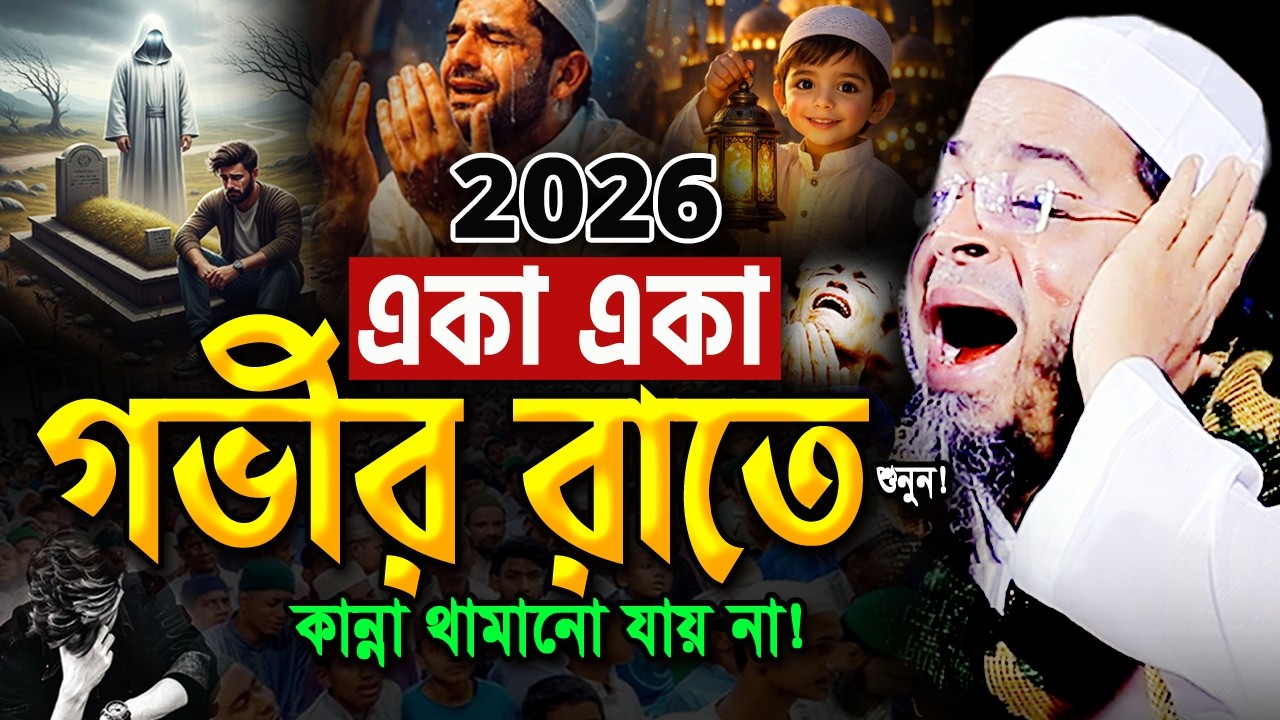 ওয়াজটি রাতে একা একা শুনুন! অঝোরে কাঁদবেন😭Nasir Uddin Ansari Waz 2026 নাসির উদ্দিন আনসারী ওয়াজ