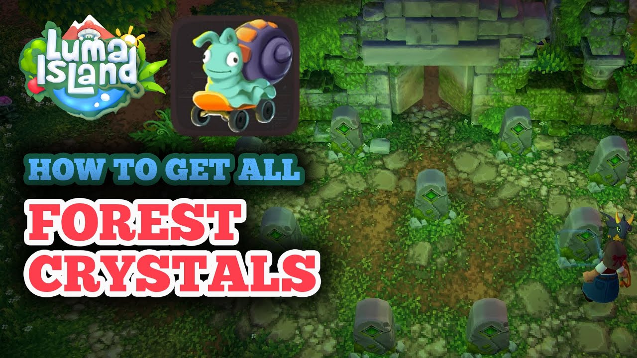 All Forest Crystals Locations in Luma Island - Forest Offering Rewards (Snail Luma!)