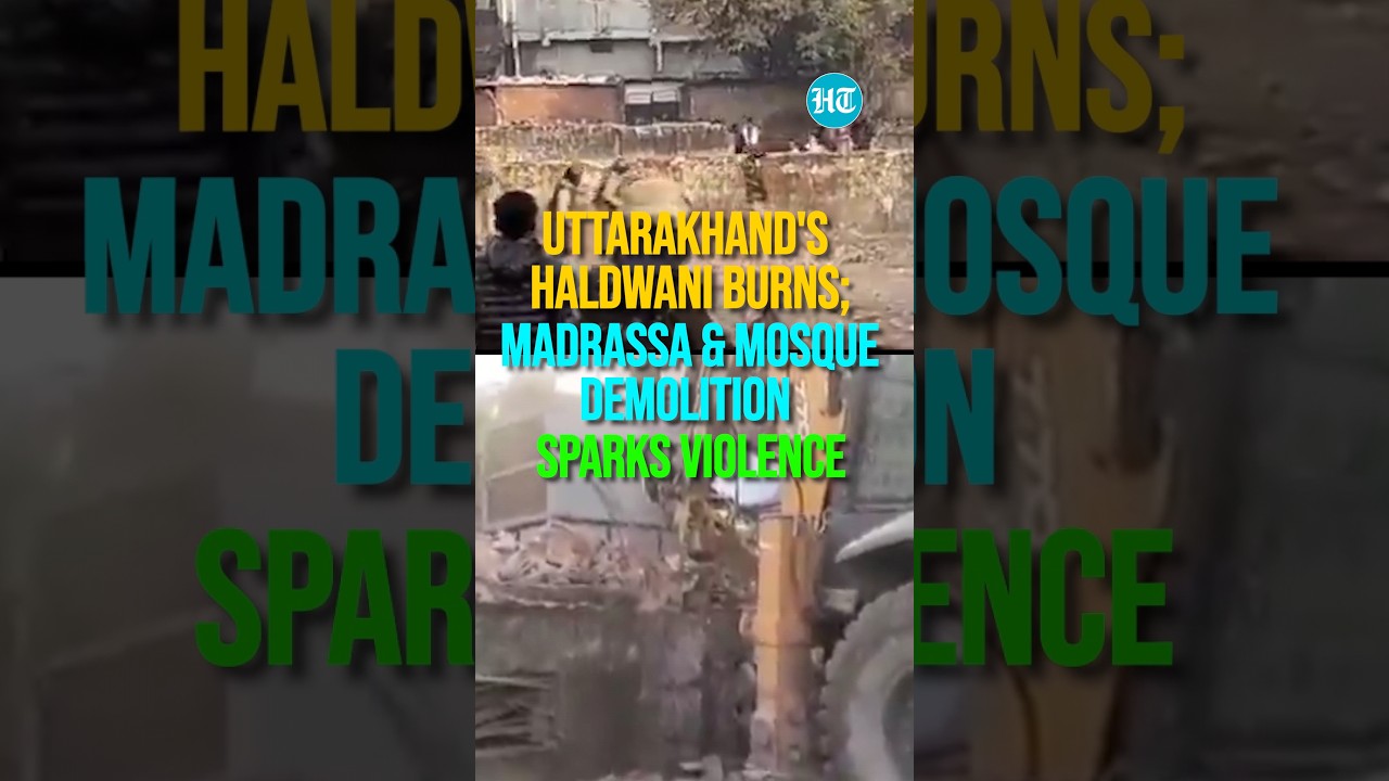 Uttarakhand's Haldwani Burns; Madrassa & Mosque Demolition Sparks Violence