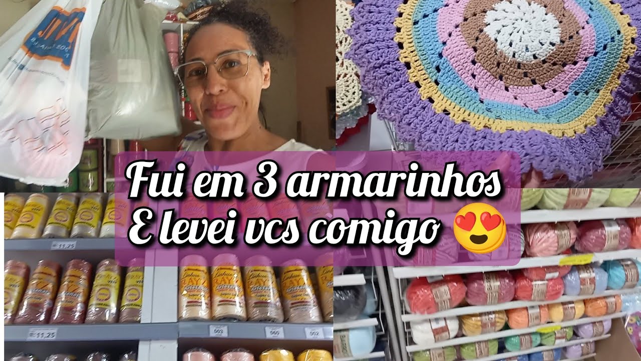 💥COMPRINHAS/PRODUÇÃO E PASSEIO PELOS ARMARINHOS 🤭