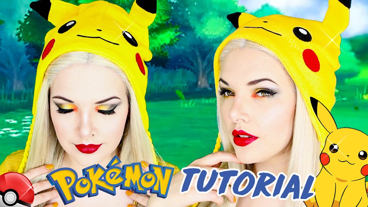 PIKACHU MAKEUP TUTORIAL | Cherry Wallis