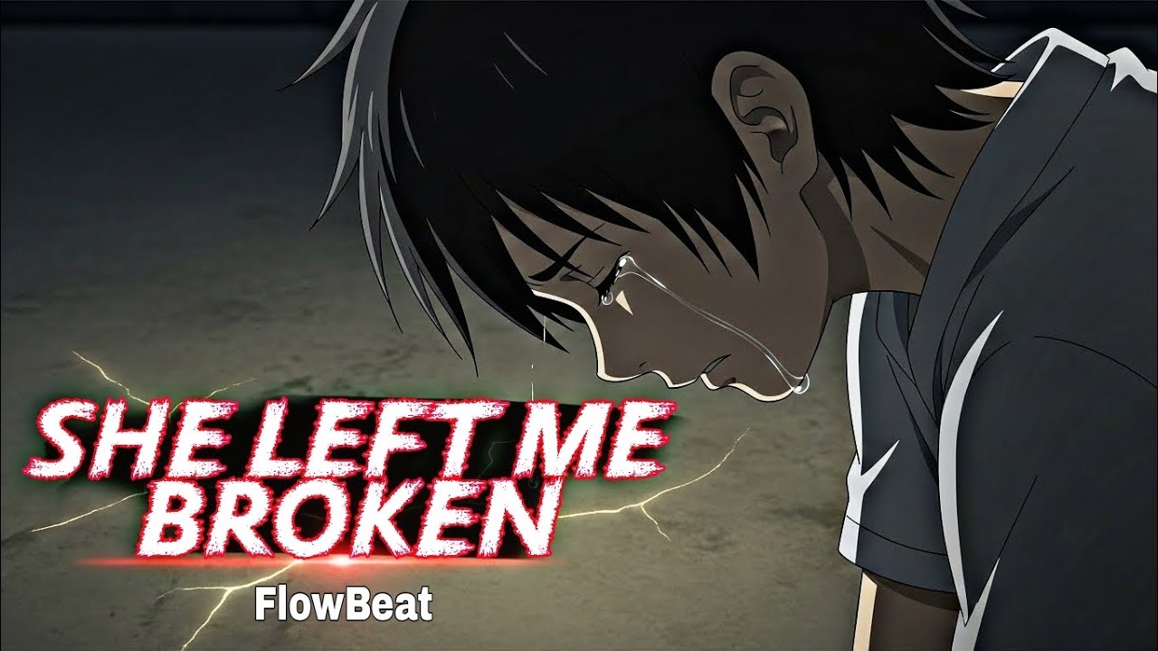 She Left Me Broken (Sad Love Song) Original Lyrics Video Song | FlowBeat