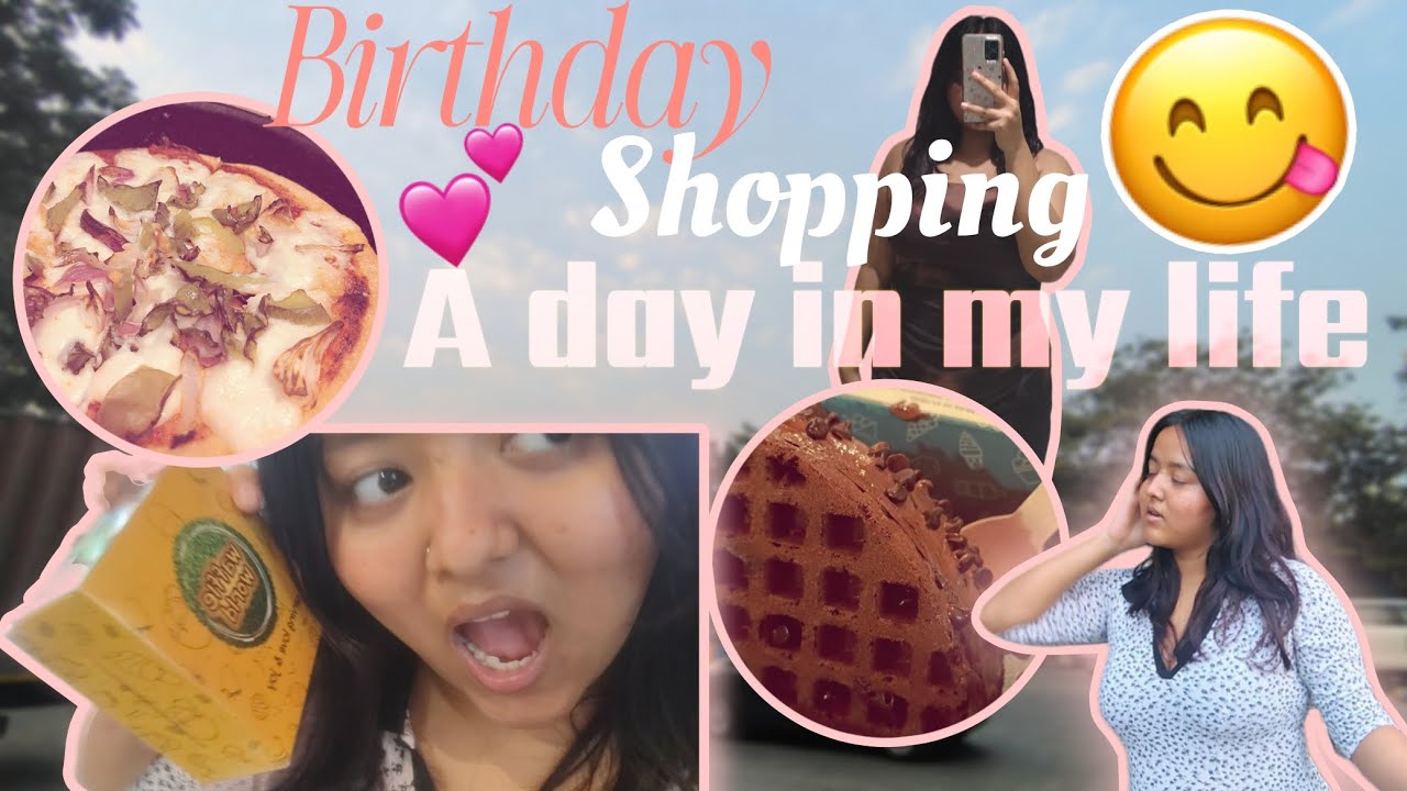 Brithday shopping😍🩷||Waffle review||Daily vlog||vlog 8 #vlog #trending 