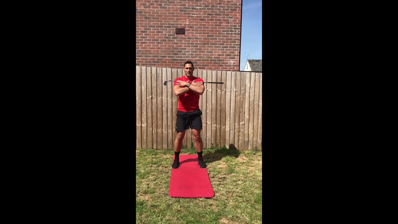 Golf Movement Skill (GMS) - Warm up "Triple Squat"