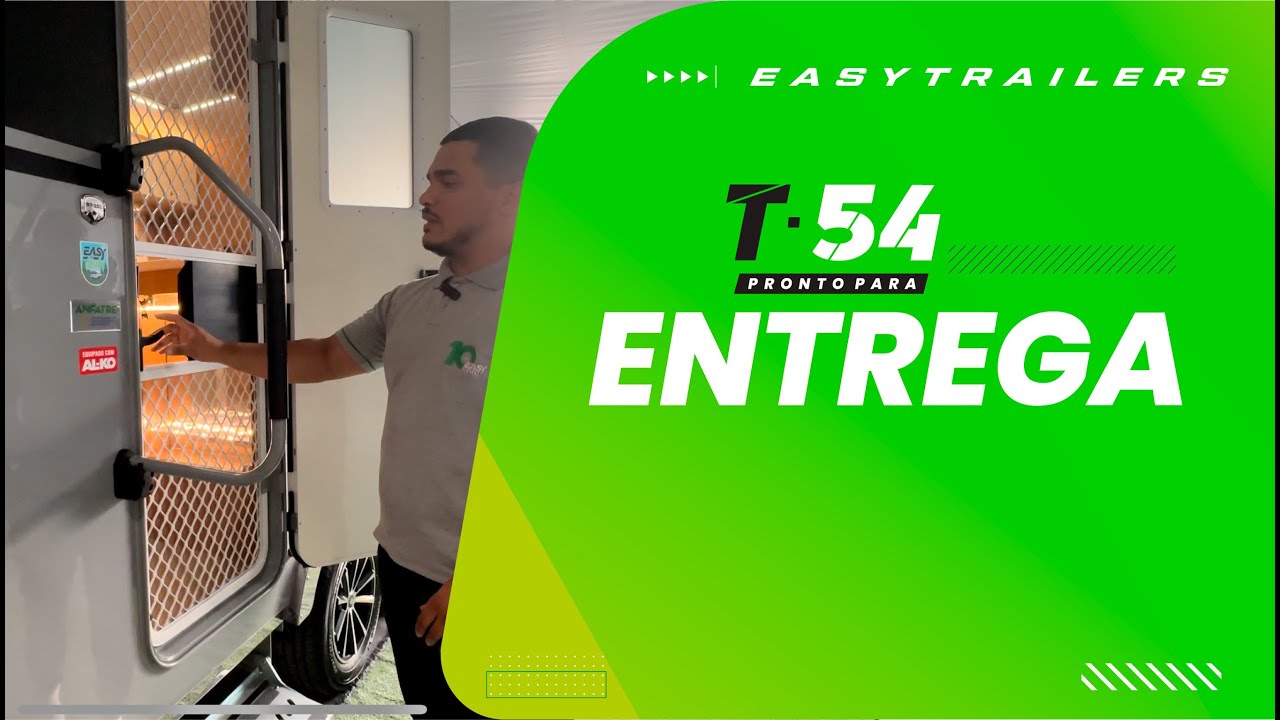 Pronto para entrega - Trailer T54 e uma novidade bacana na cama!
