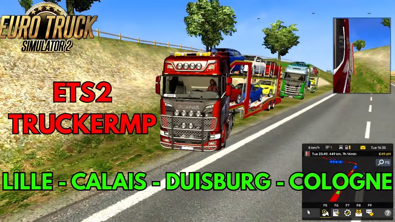 🔥CHAOS on TruckersMP! 😱 Lille → Calais → Duisburg → Cologne | ETS2 Multiplayer Mayhem