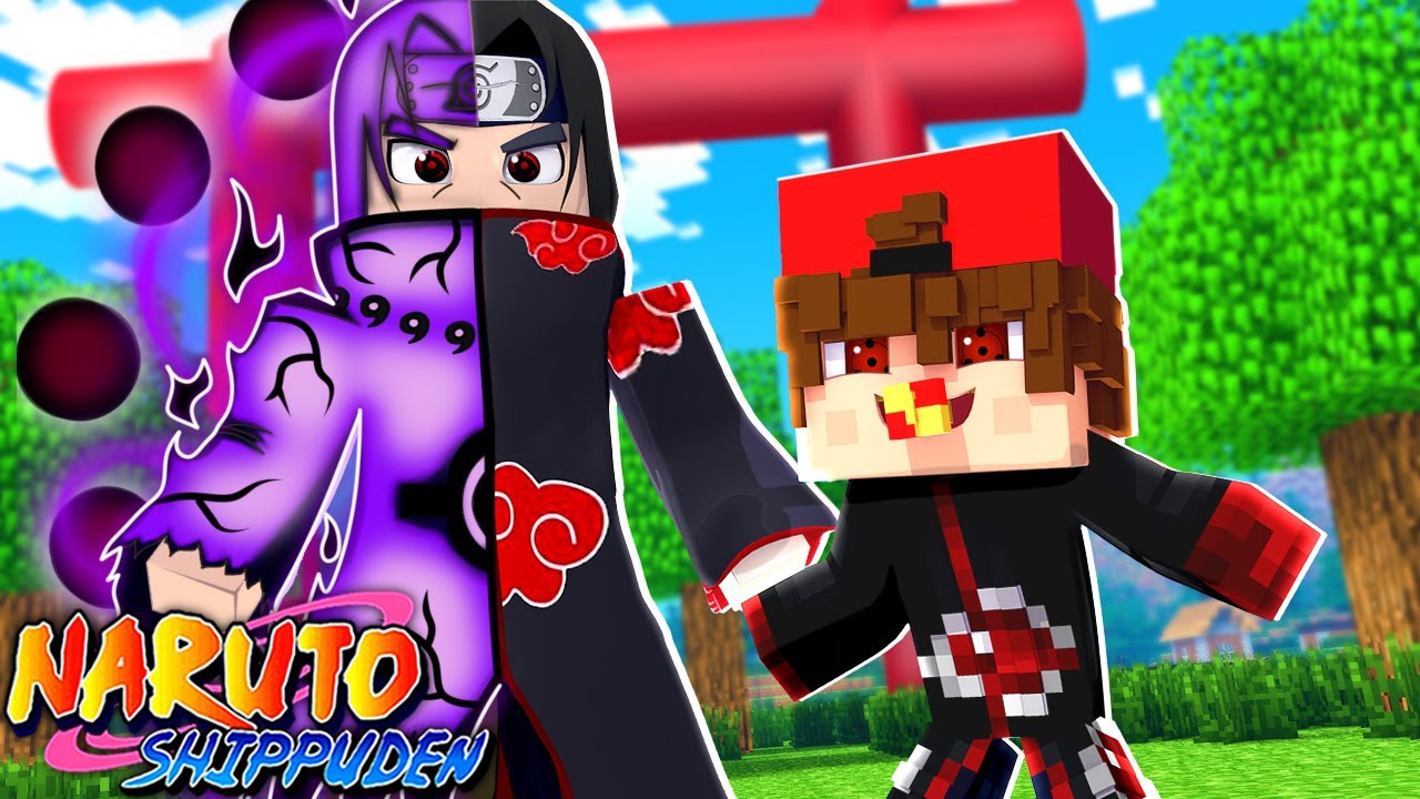 Minecraft - Who's Your Family? O FILHO DO ITACHI UCHIHA ( AKATSUKI ) QUE TEM A JUUBI ! NARUTO