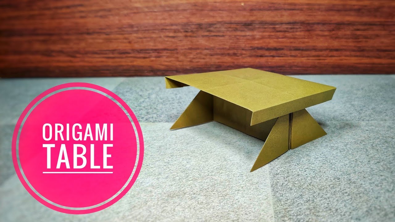 Origami Table | Origami Dining Table | Origami tutorial | Paper craft