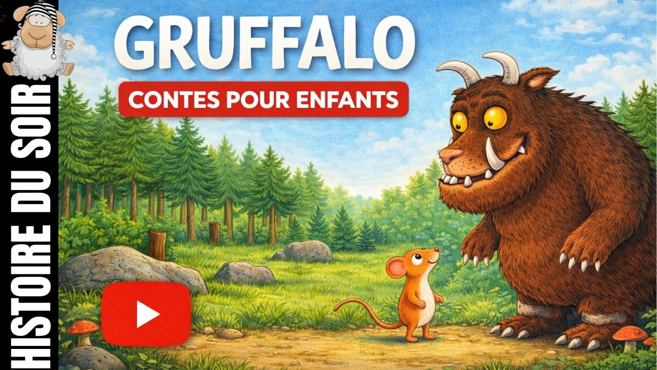 Gruffalo 🌿l histoire et conte l école maternelle et primaire l histoire du soir pour s'endormir