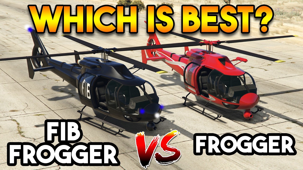 GTA 5 ONLINE : FIB FROGGER VS FROGGER (WHICH IS BEST?)