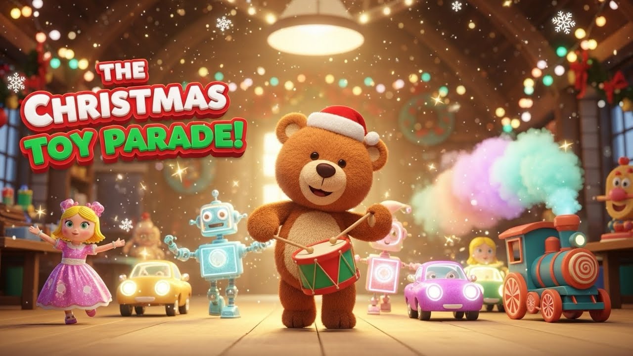 The Christmas Toy Parade - nursery rhyme 