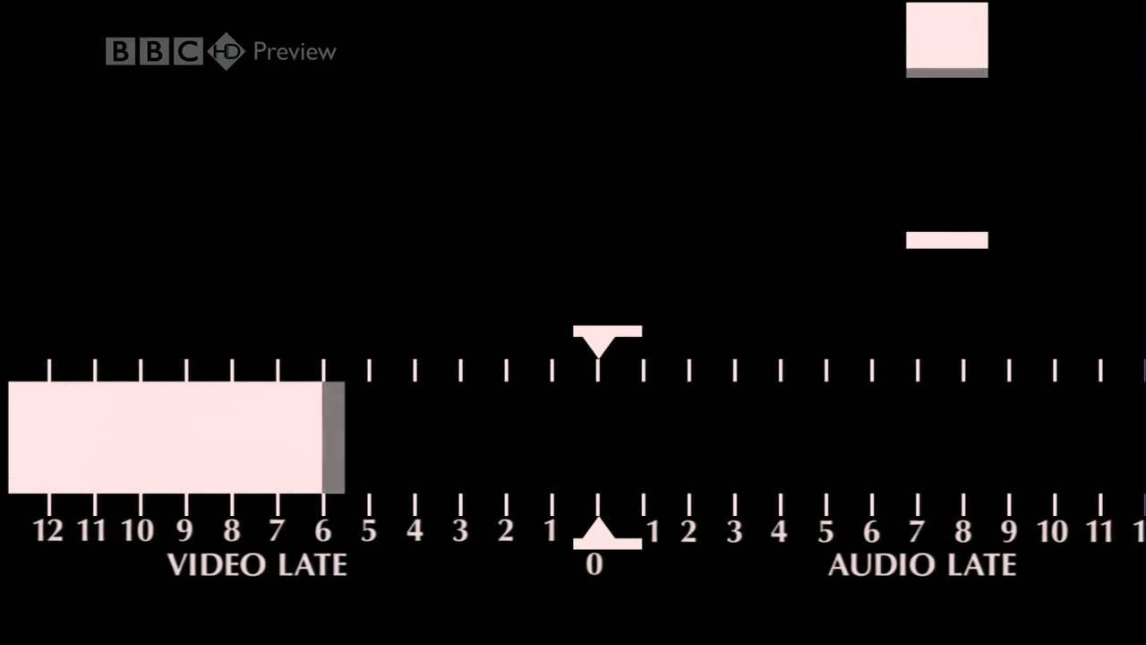 BBC HD audio sync test