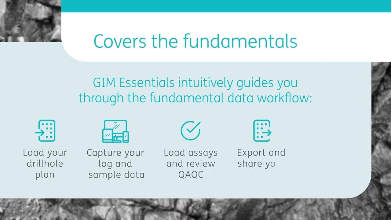 acQuire GIM Essentials | Geological data management software
