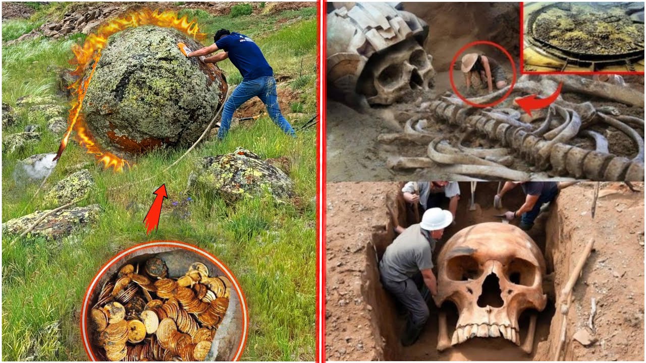 The moment of finding the world's greatest priceless treasures