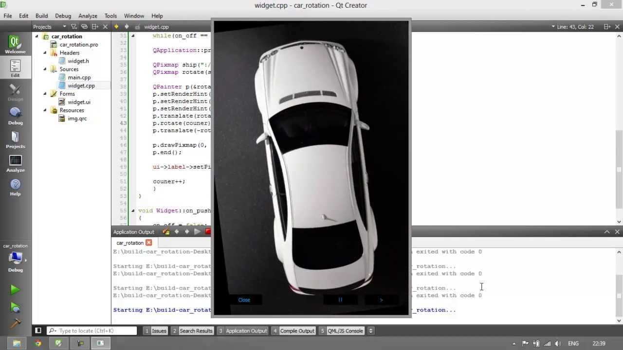 С++ Qt - image rotation/вращение изображения