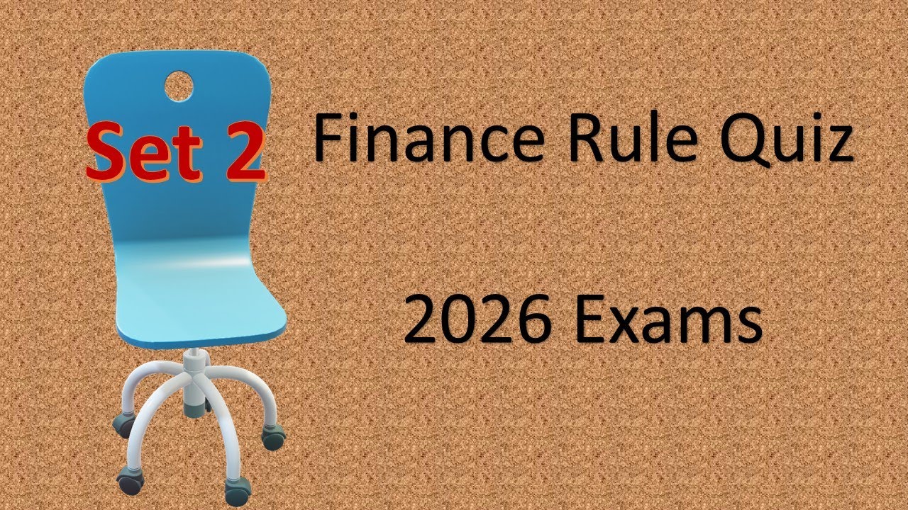 Railway Group B Exams Finannce Rules Related Quiz -Set 2