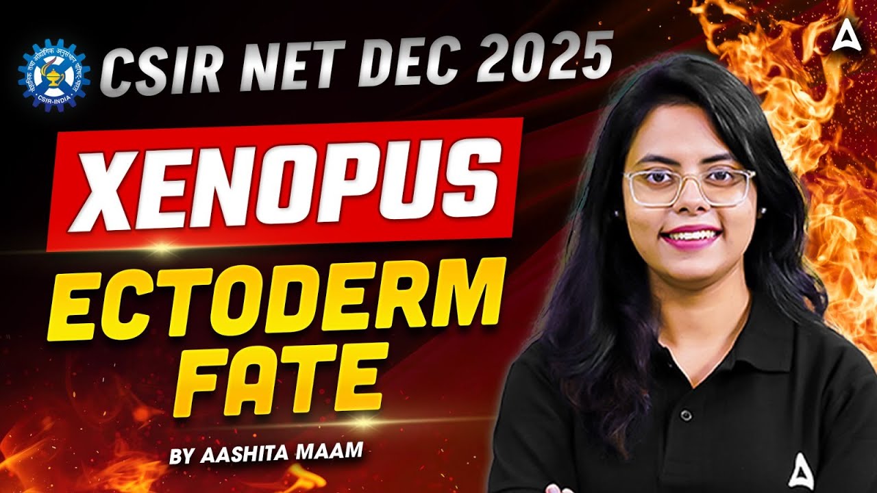 CSIR NET Dec 2025 | CSIR NET Development Biology Xenopus Ectoderm Fate By Aashita Ma'am