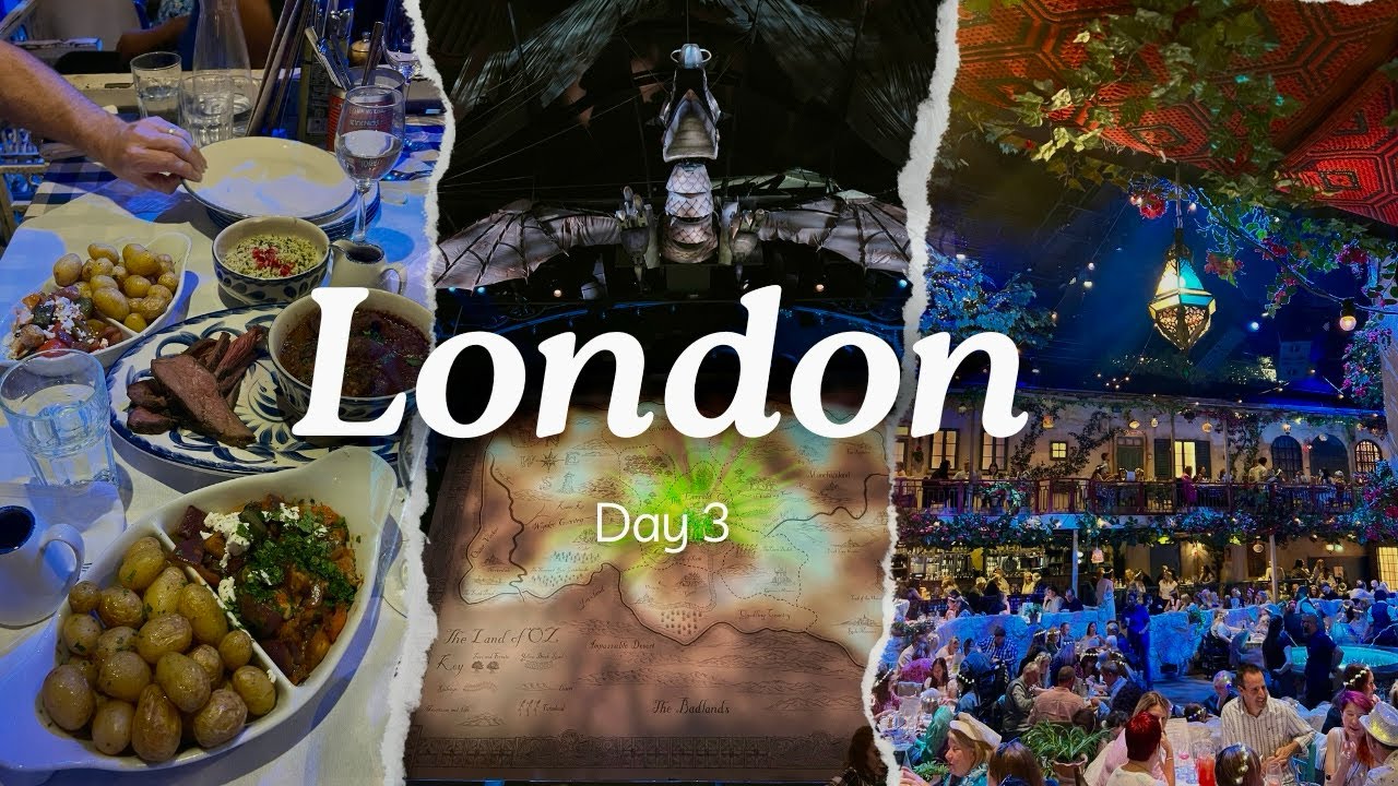 London 🇬🇧 Day 3 | Mamma Mia The Party! 🩷💙| Wicked 💚💗