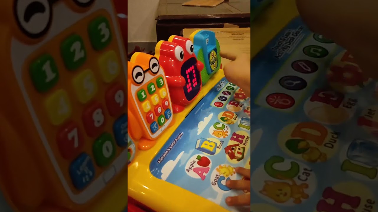 Touch and Learn Activity Desk | Review by Ayleen baby | very informative Vetch toy