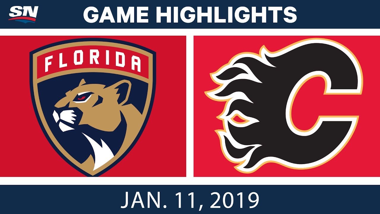 NHL Highlights | Panthers vs. Flames - Jan. 11, 2019