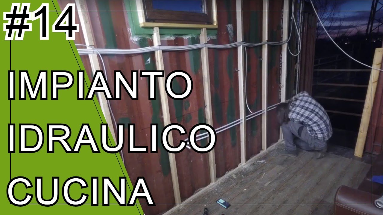 Costruire una Casa Container # 14   Installazione tubature lavandino e scarico