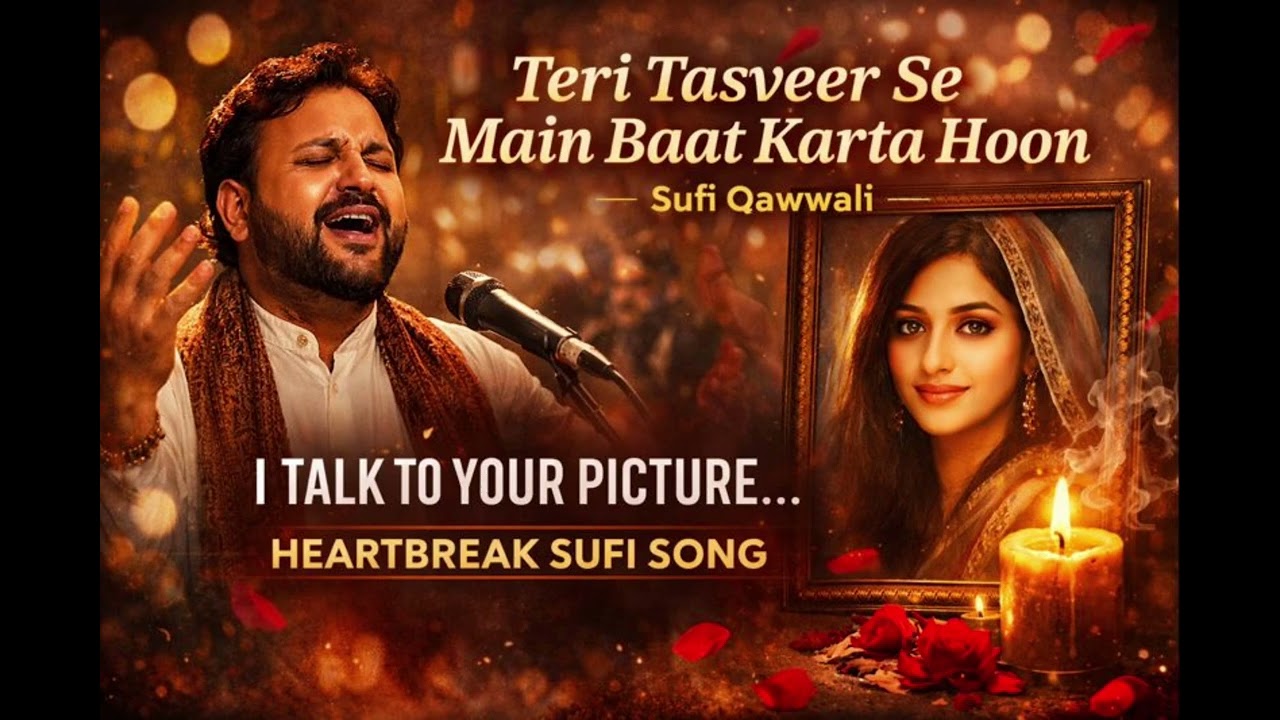 Teri Tasveer Se Main Baat Karta Hoon | Heartbreak Sufi Qawwali | Emotional Hindi Qawwali Song 2026