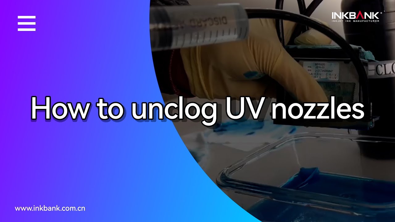 INKBANK Guide | How to unclog UV nozzles