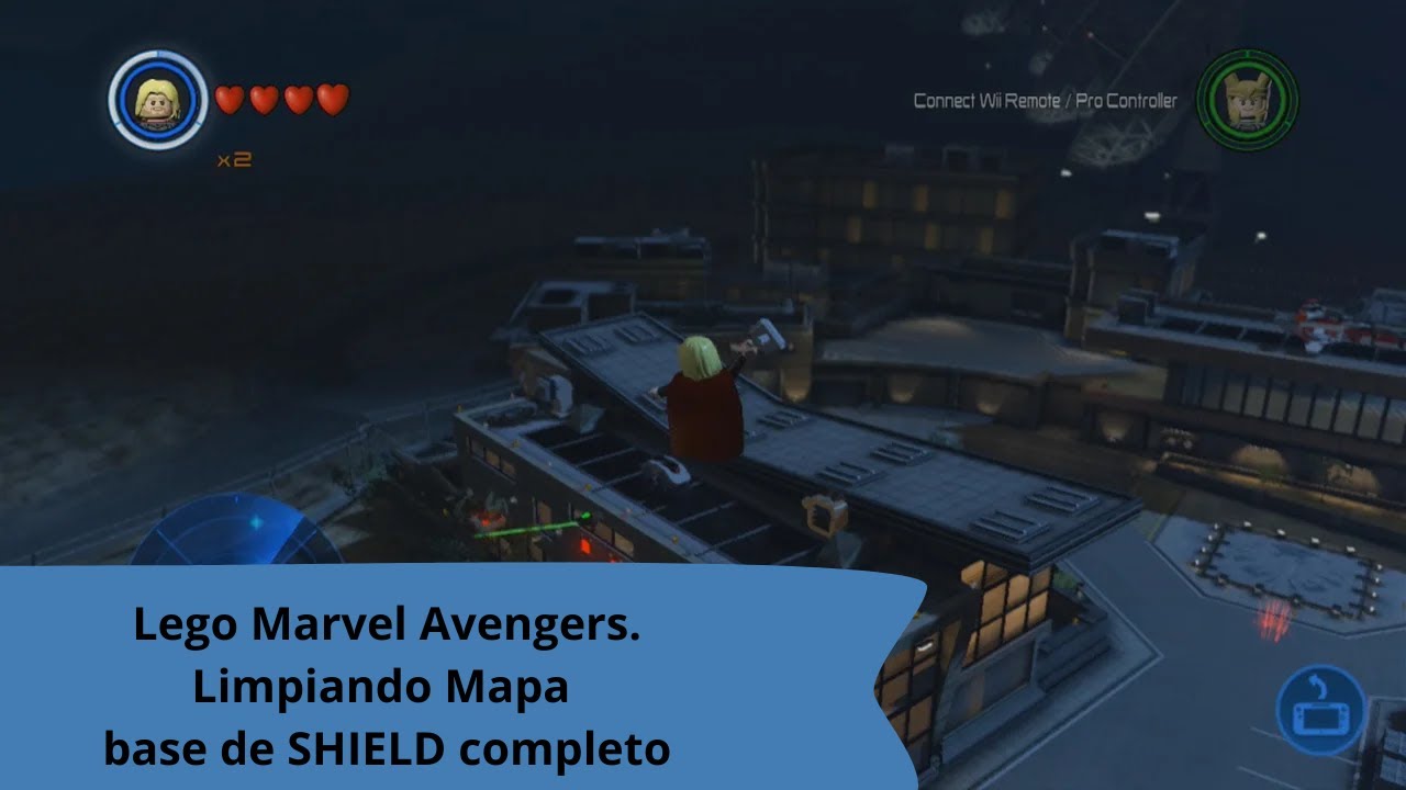 Lego marvel avengers-Limpiando Mapa-Base de S.H.I.E.L.D (Completo)