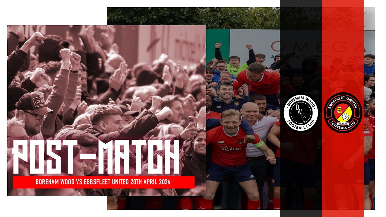 Post-Match after Boreham Wood