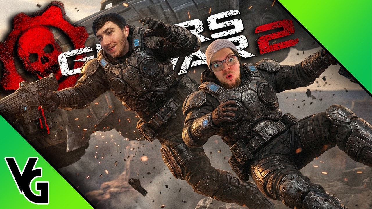 Gear of War 2 - EP 2 with Marin -  We Found a Secret Gears of War 2 Cutscene?!