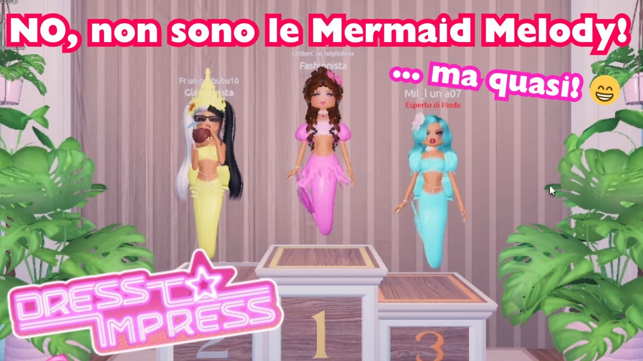 DRESS TO IMPRESS ⭐🧜🏻‍♀️ Come le Principesse Sirene... e non solo! [ROBLOX]